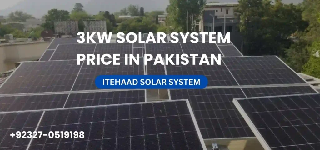 3KW SOLAR SYSTEM PRICE IN PAKISTAN